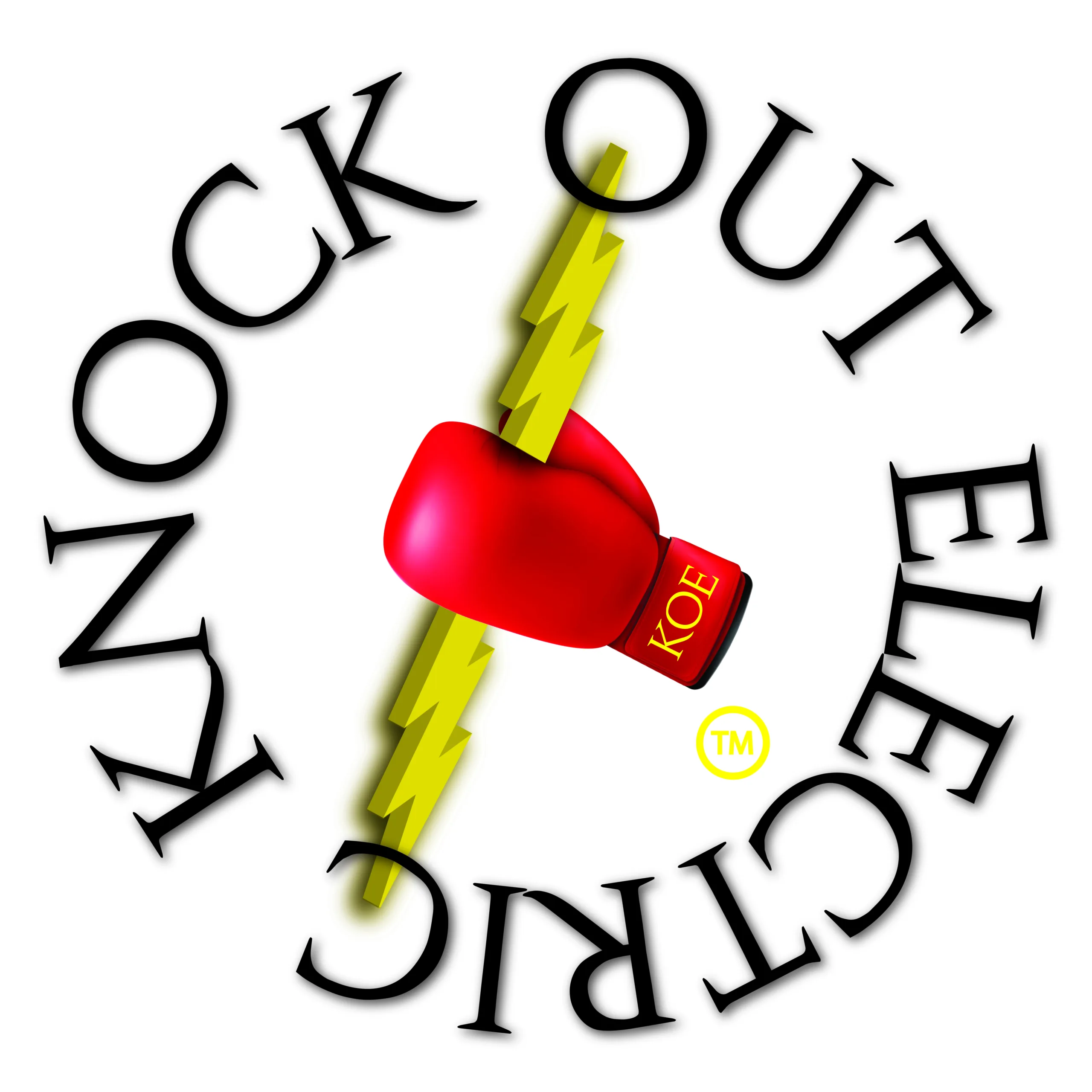 knock-out square Knock out electric logo.